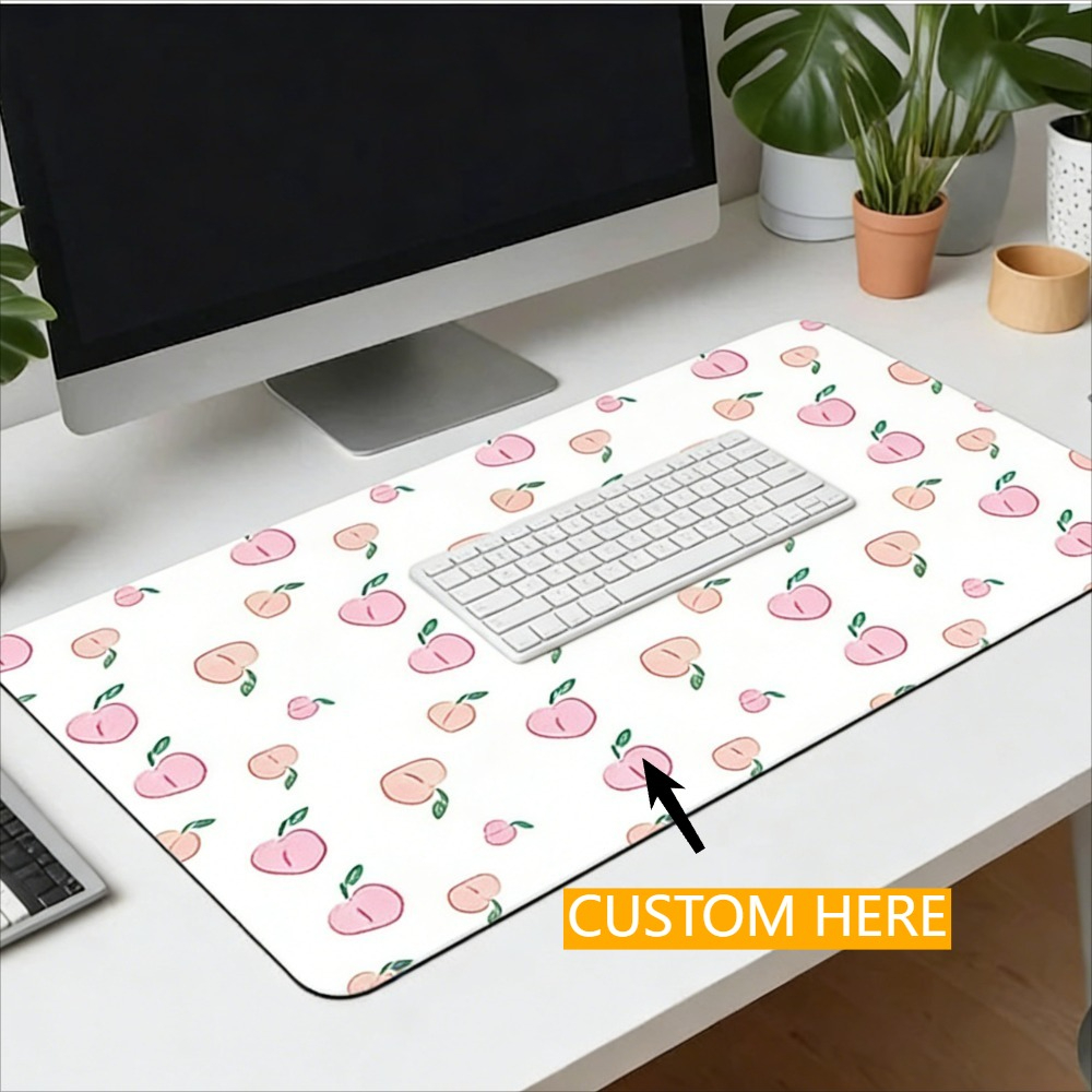 Home Office Desk - 写真付きカスタムマウスパッド1枚 - ノートパソコン用のパーソナライズされたデスクマット、オフィス、ゲーム、ギフトに最適。 家の装飾に最適