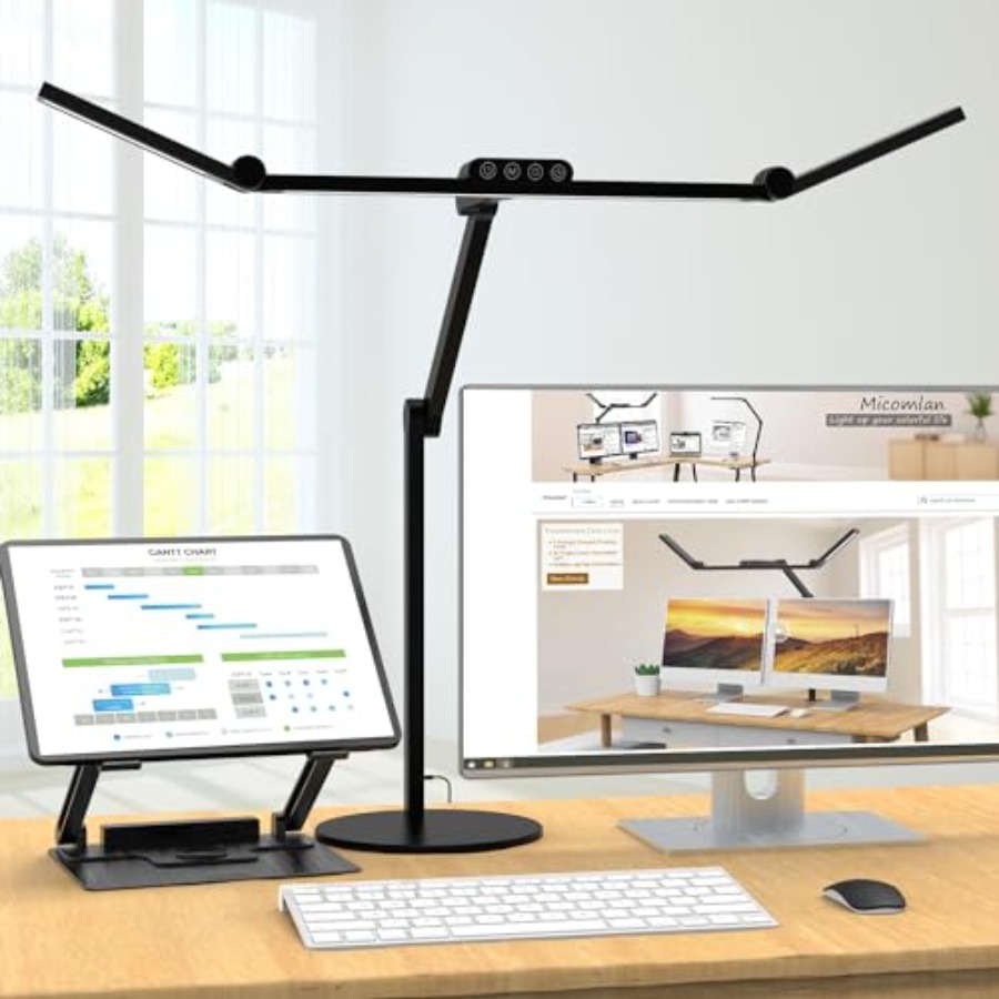 雰囲気照明付きアーキテクトデスクランプ、ベース付きホームオフ - Home Office Lamp のレビューと価格