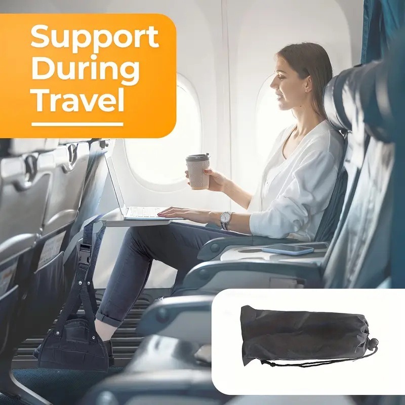 旅行用フットスツール、調節可能なストラップ付き、多機能ポータ - Home Or Office Use のレビューと価格
