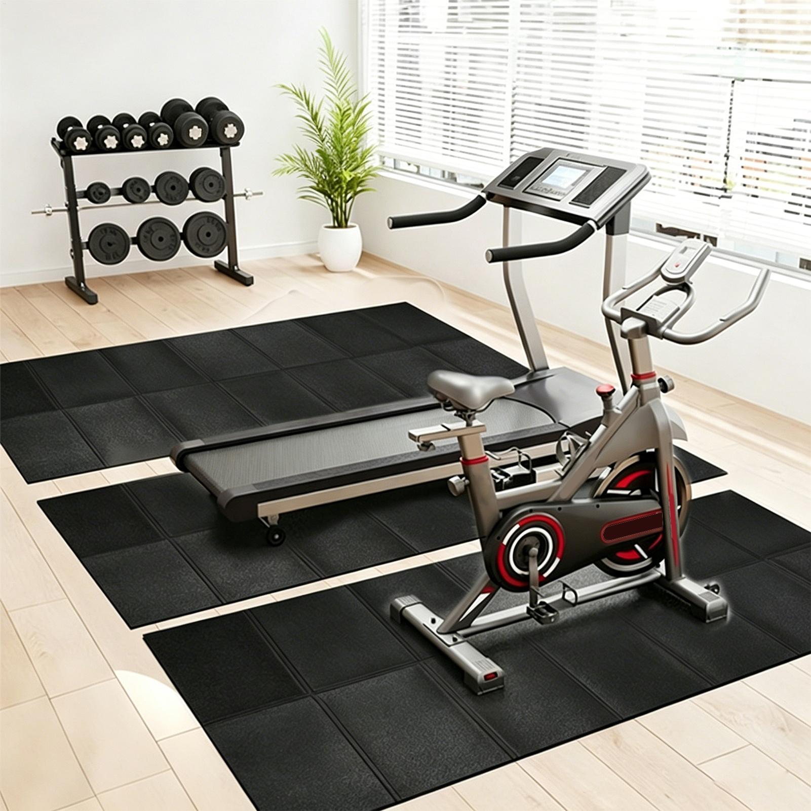 トレッドミルマット振動吸収ヘビーデューティトレッドミルフロア - Home Or Office Use のレビューと価格