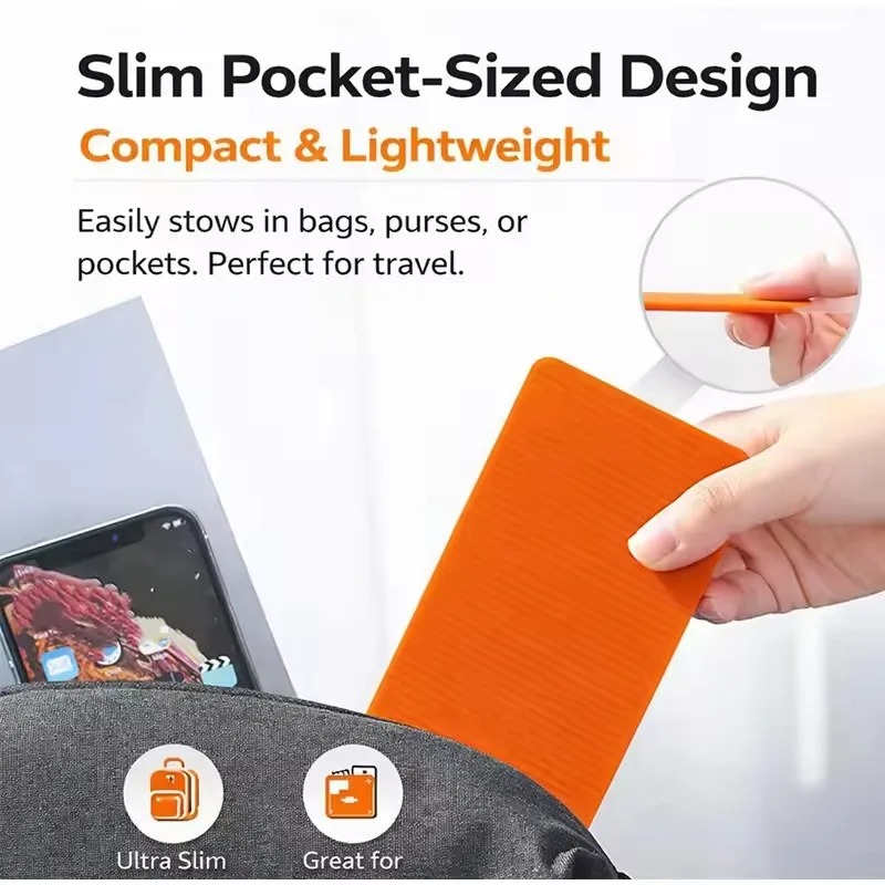 柔軟で折りたたみ可能なシリコン製携帯電話ホルダー、ポータブル - Home Office Desk のレビューと価格