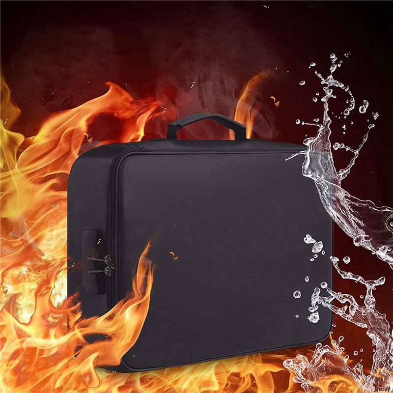 ABFU-2X 防火ドキュメントバッグ（鍵付き）。自宅、オフ - Home Office Travel Document のレビューと価格