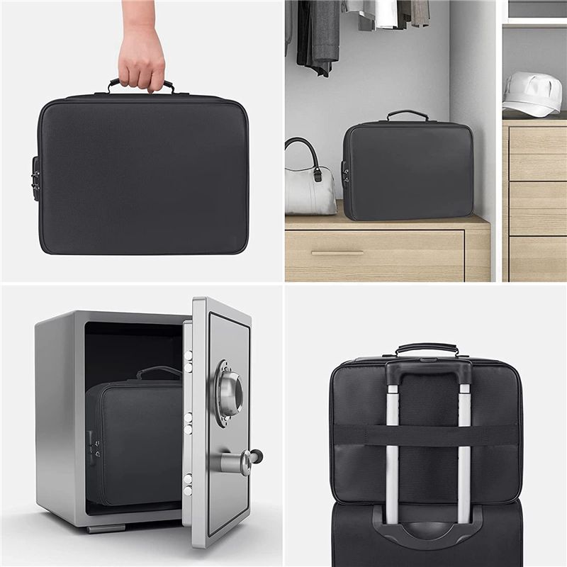 ABFU-2X 防火ドキュメントバッグ（鍵付き）。自宅、オフ - Home Office Travel Document のレビューと価格