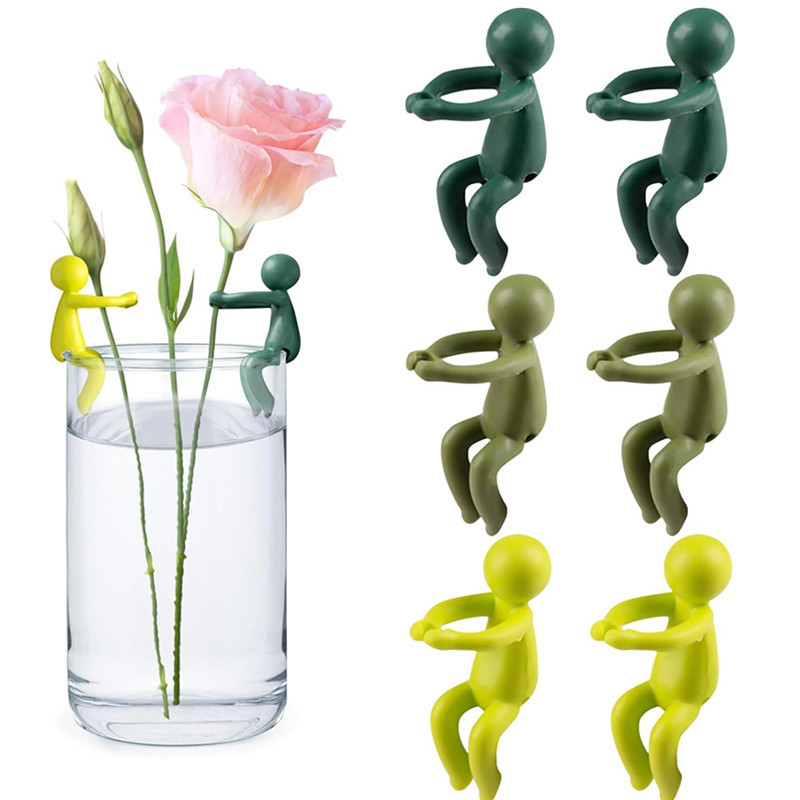 水耕栽培植物固定用置物オーナメント、直立型植物サポート装飾、 - Home Office Word のレビューと価格