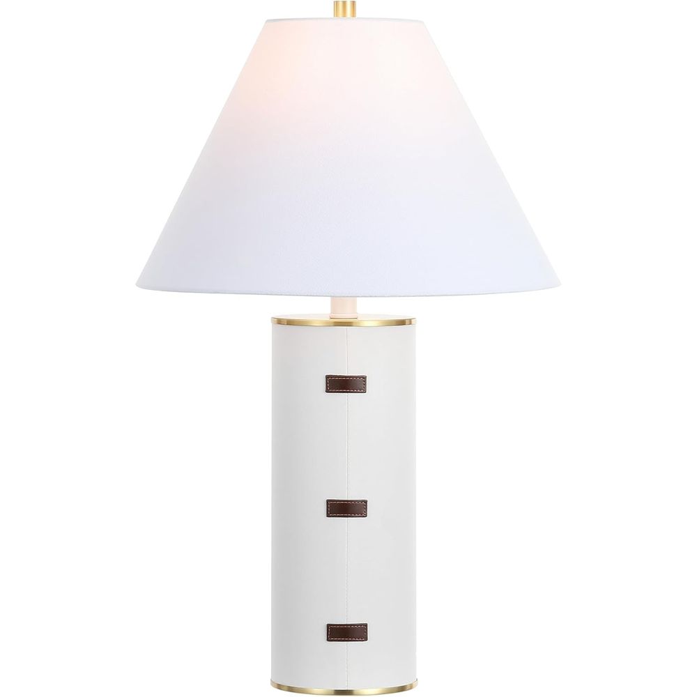 27インチLEDテーブルランプ - ホワイト/ブラウン/真鍮 - Home Office Lamp のレビューと価格