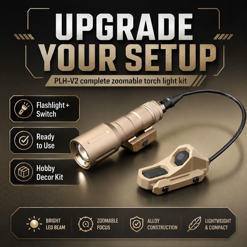頑丈なPLH‑V2レールマウントトーチライト、リモート操作ケ - Zoom Lighting Kit のレビューと価格
