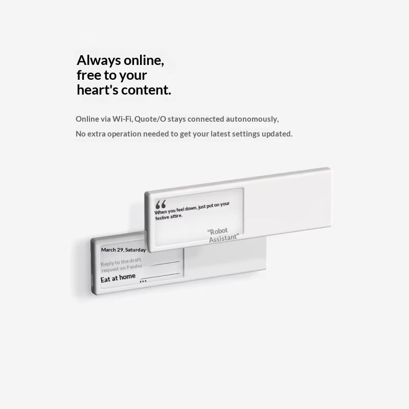 「O Smart Wifi E Ink ディスプレイ」：カス - English Home Office のレビューと価格
