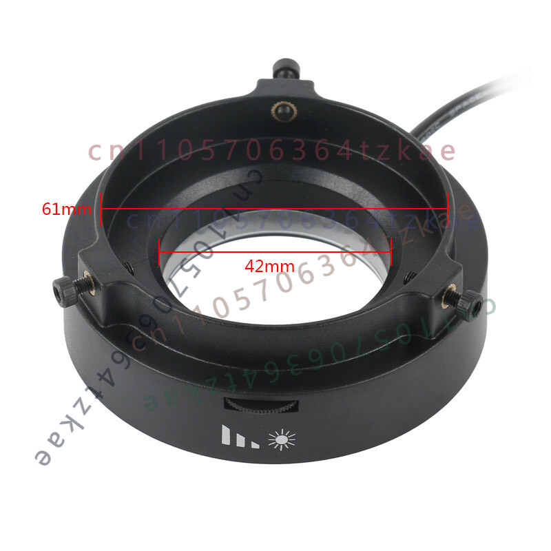 調整可能なUSB 72 LEDリングライト 内径61mm C - Zoom Lighting Kit のレビューと価格
