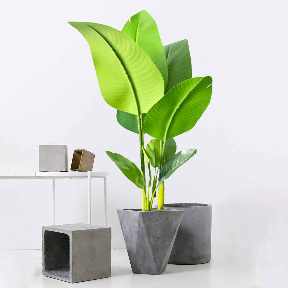 37/77cmの偽物の植物、人工バナナの木、トロピカルトラベ - Home Office Word のレビューと価格