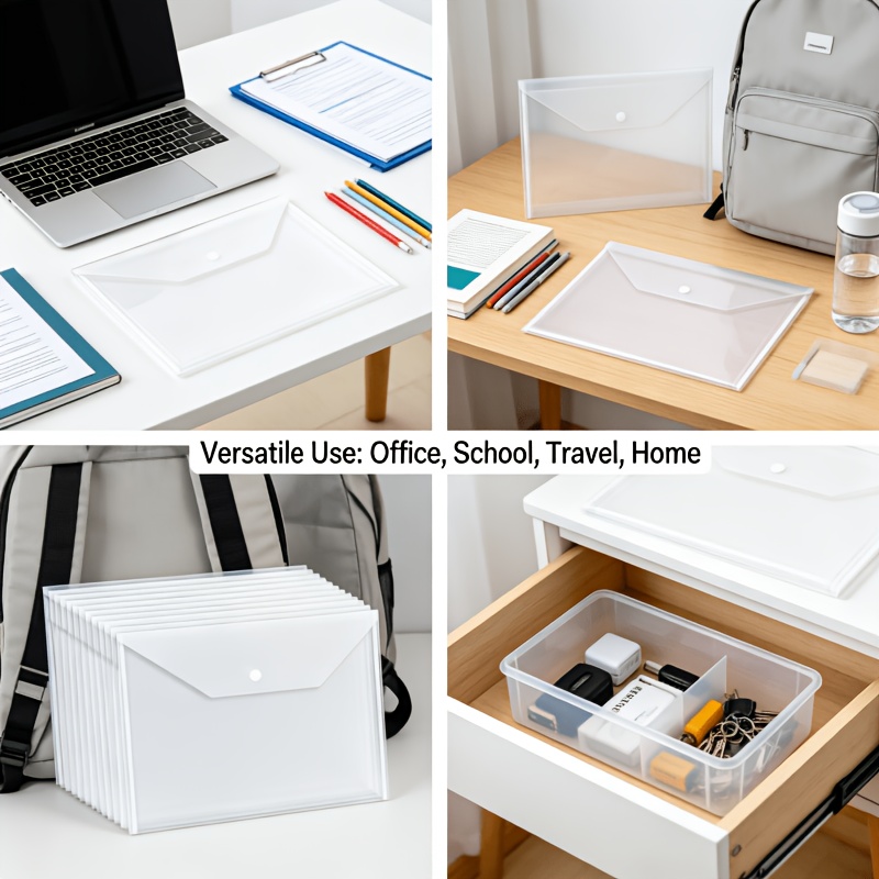 43枚入りA5 PPスナップ式ドキュメントポーチ、領収書・ビ - Home Office Travel Document のレビューと価格