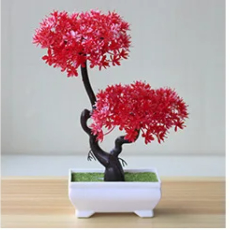 人工小型樹木鉢植え植物、偽物の盆栽、テーブル装飾用植物、家庭 - Home Office Word のレビューと価格