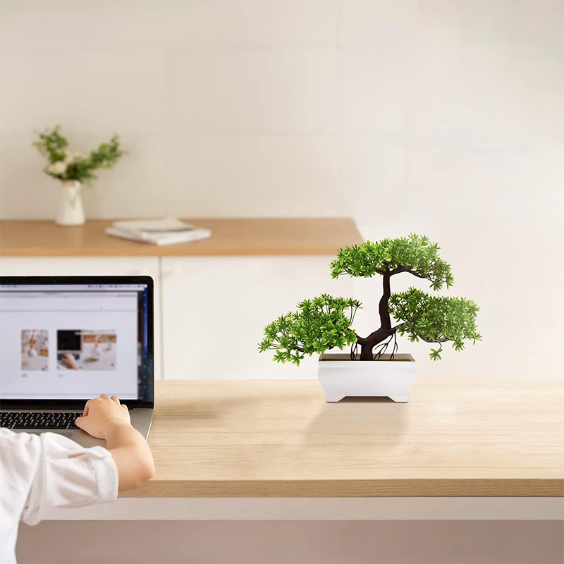 人工盆栽プラスチックバイオニック偽植物ホームルーム屋内オフィ - Home Office Word のレビューと価格
