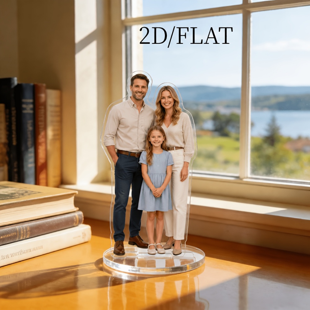 1個入り 2Dフラットカスタムフォトアクリルスタンドプレート - Home Office Image のレビューと価格