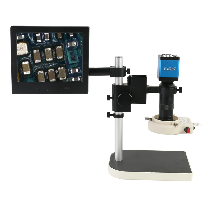 14MP HDMI VGA 工業用デジタルビデオ顕微鏡カメラ - Zoom Lighting Kit のレビューと価格
